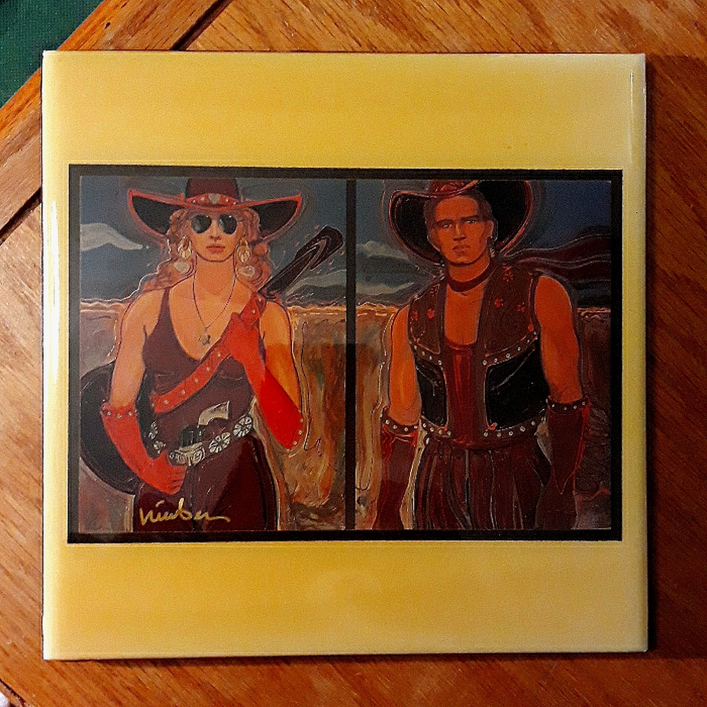 Mick Reber - Cowgirl Cowboy Art Signed Collectible